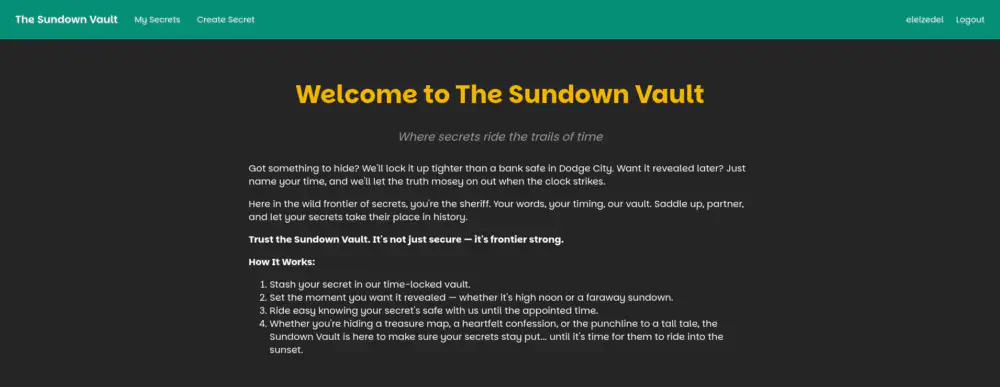 Sundown Index Page